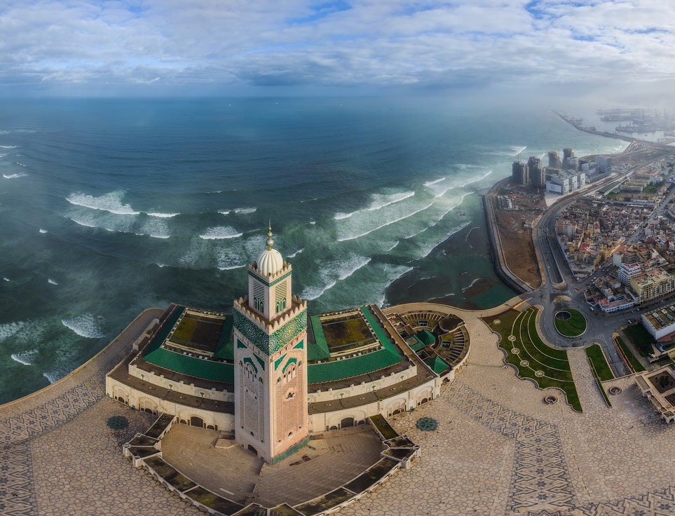 hassan ii mosque from the altitude of 250 meters (#8)